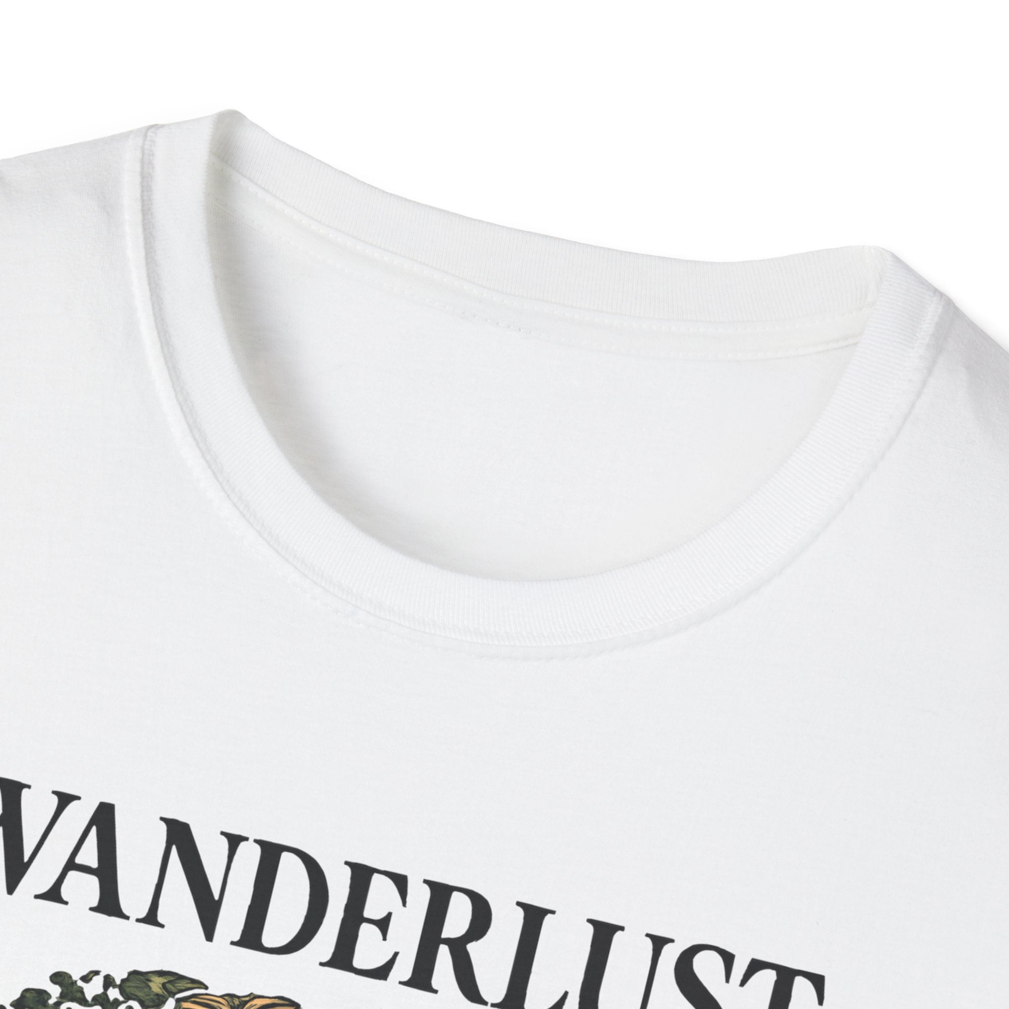 Lush Tropical Floral Scene T-Shirt