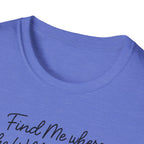 Cursive Chalkboard Writing T-Shirt