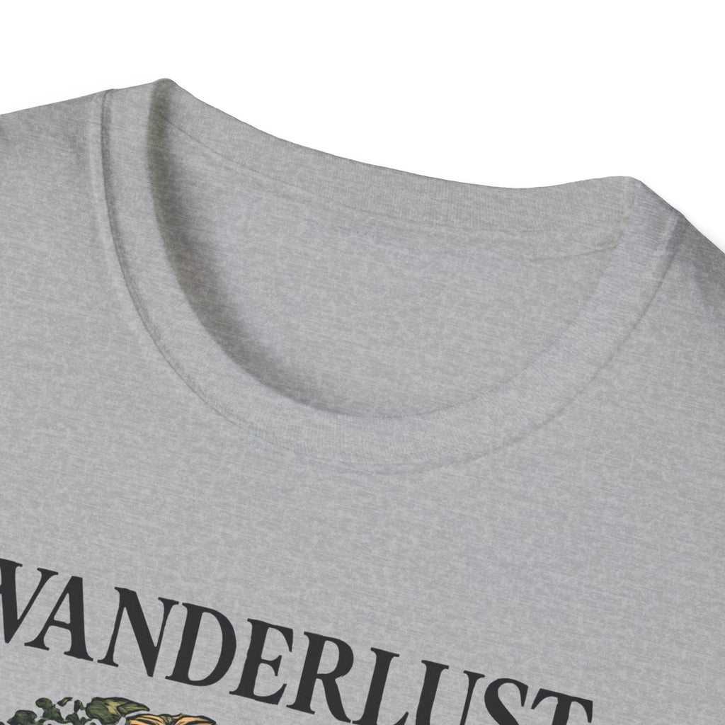 Lush Tropical Floral Scene T-Shirt
