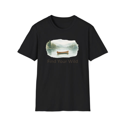 Canoe on Calm Lake T-Shirt
