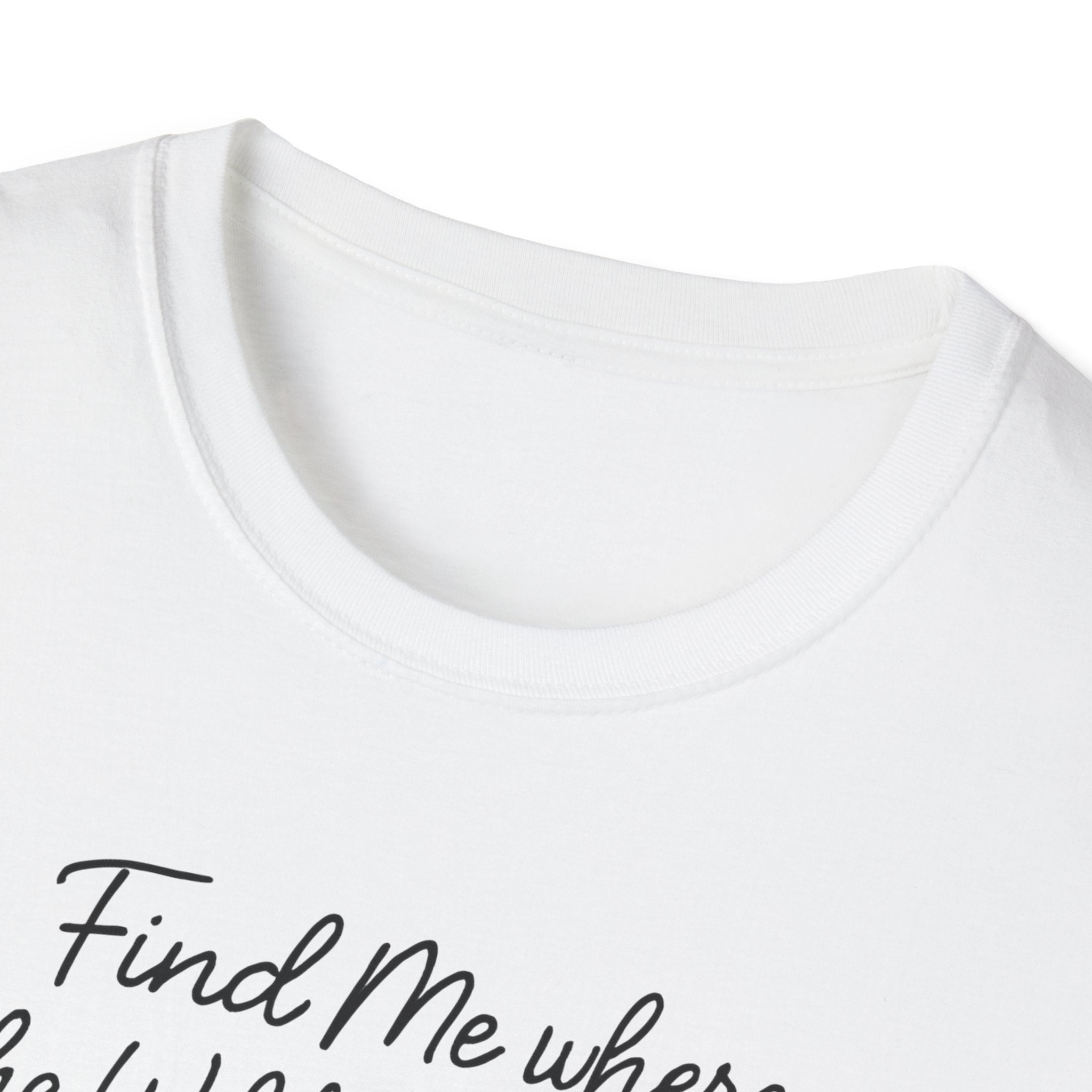 Cursive Chalkboard Writing T-Shirt