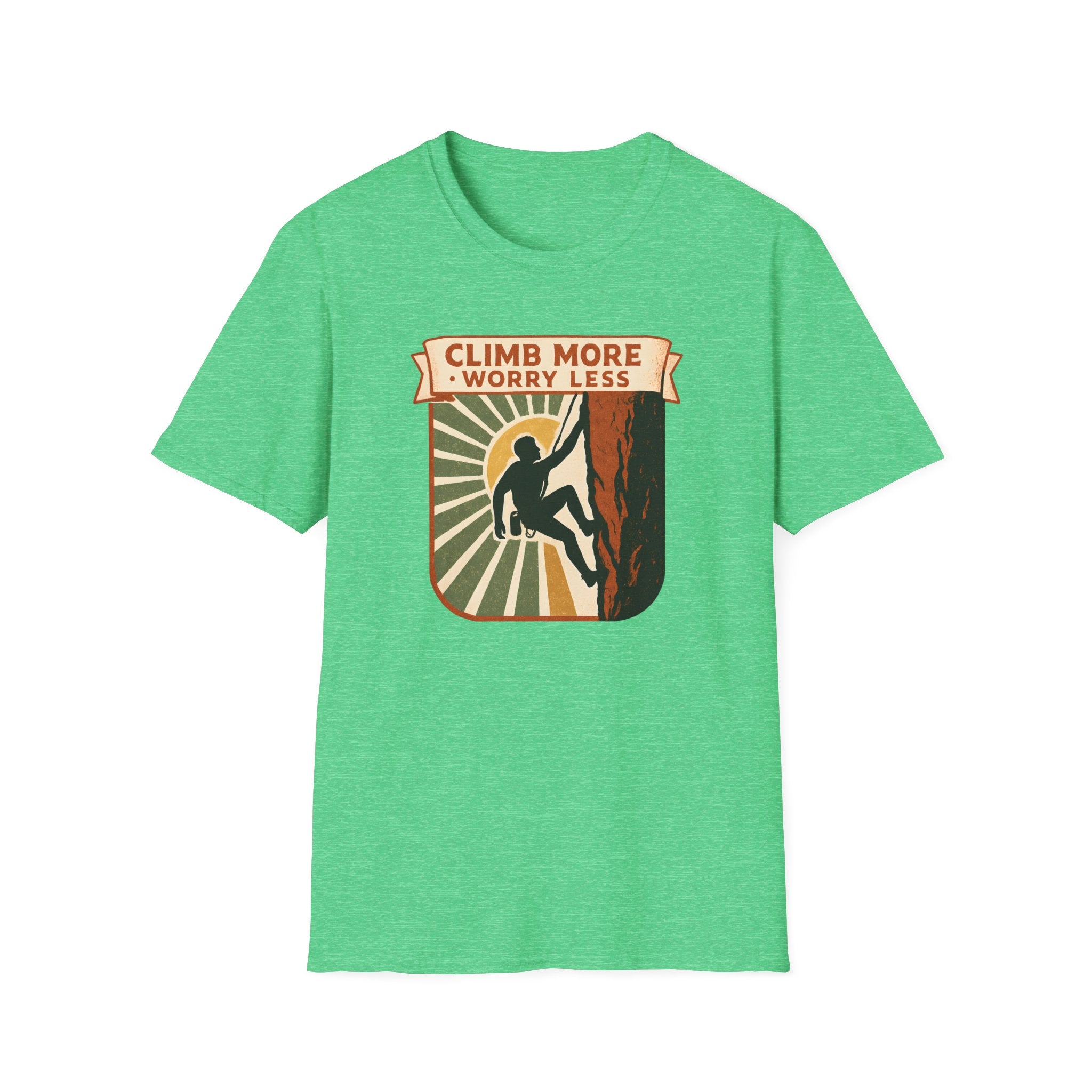 Climb More Worry Less T-Shirt