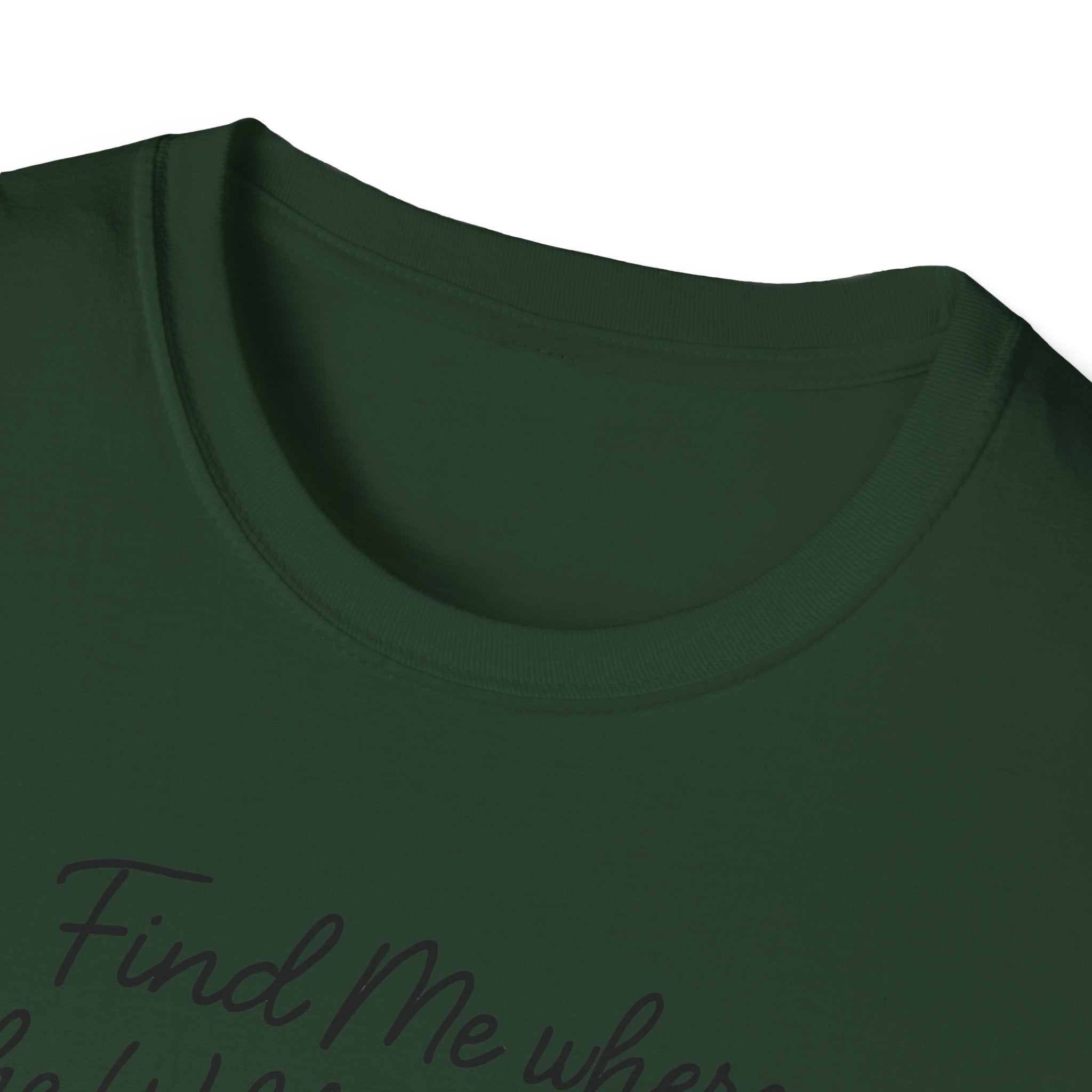 Cursive Chalkboard Writing T-Shirt