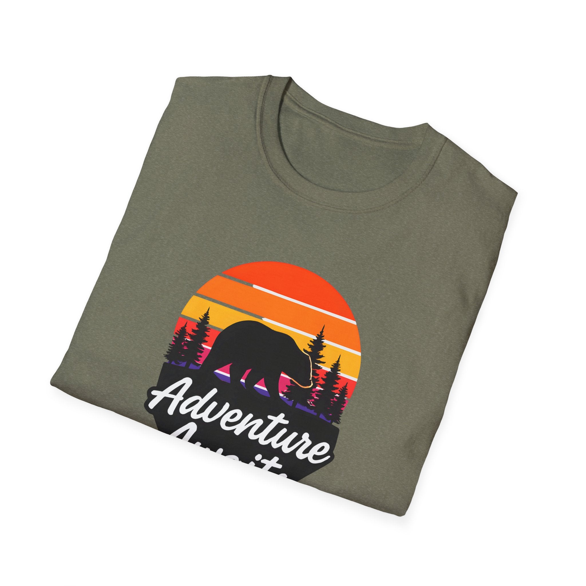 Bear in Sunset Forest T-Shirt