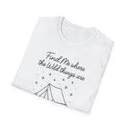 Cursive Chalkboard Writing T-Shirt