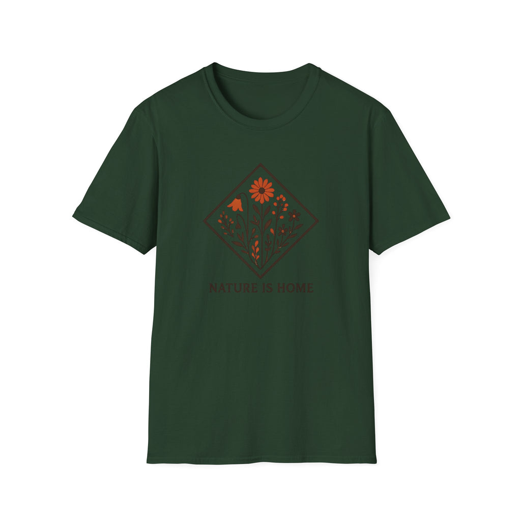 Floral Nature Artwork T-Shirt