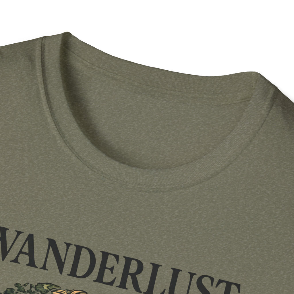 Lush Tropical Floral Scene T-Shirt
