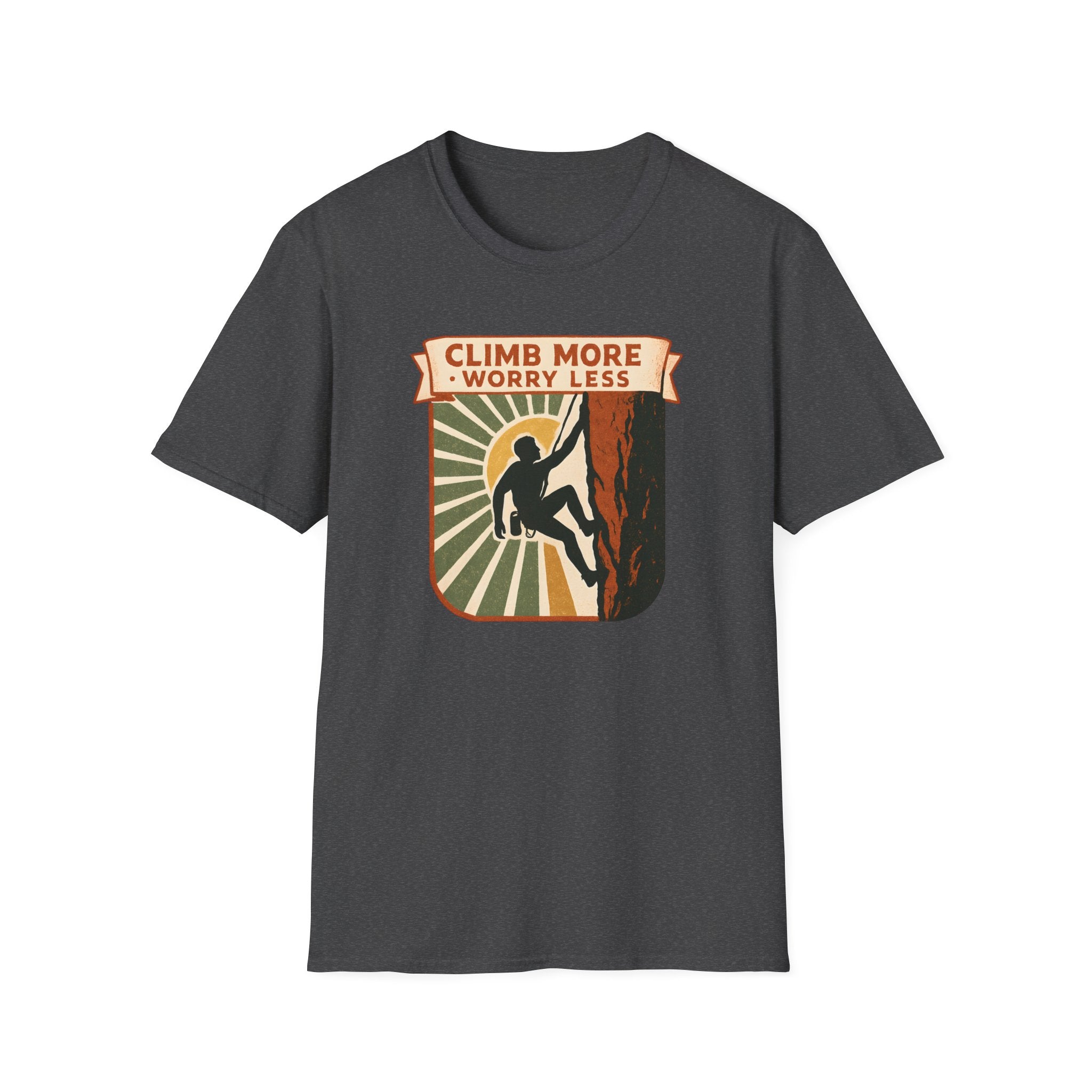Climb More Worry Less T-Shirt
