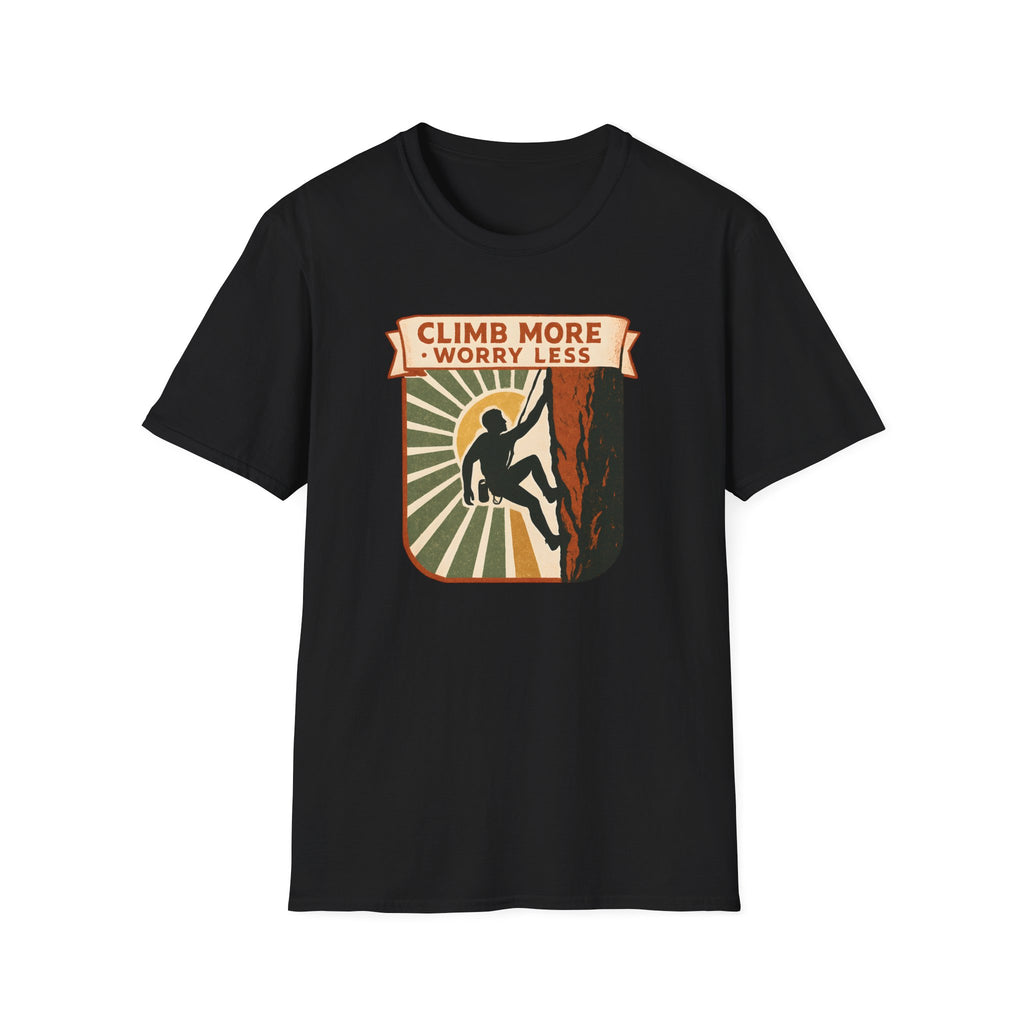 Climb More Worry Less T-Shirt