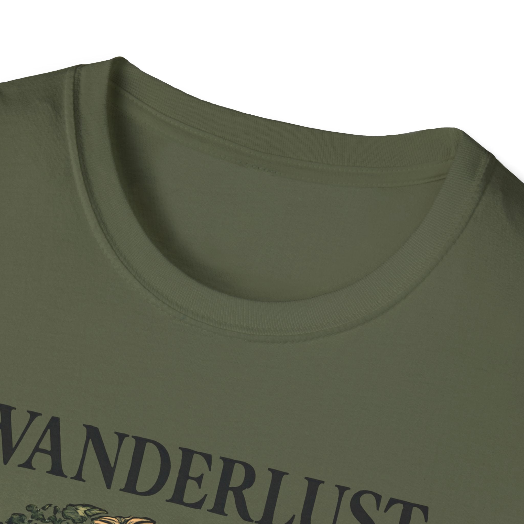 Lush Tropical Floral Scene T-Shirt