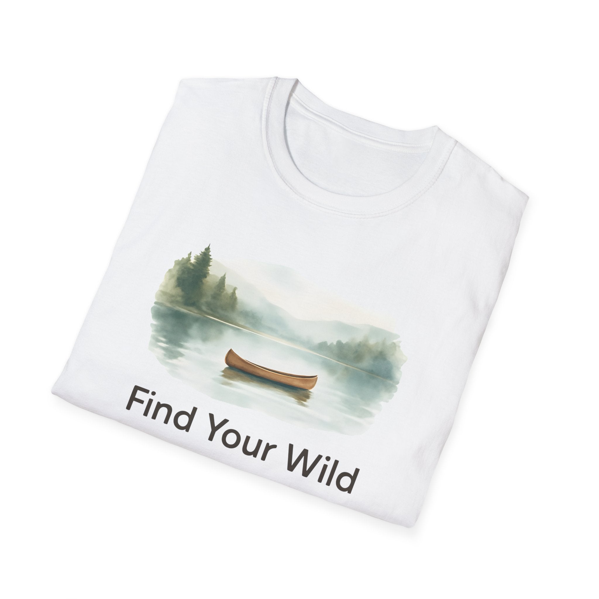 Canoe on Calm Lake T-Shirt