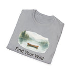 Canoe on Calm Lake T-Shirt