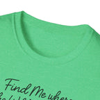 Cursive Chalkboard Writing T-Shirt