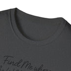 Cursive Chalkboard Writing T-Shirt